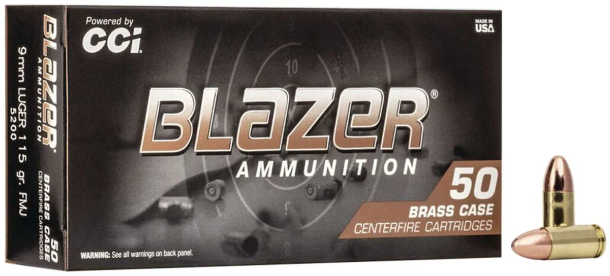 CCI Blazer Brass 9mm