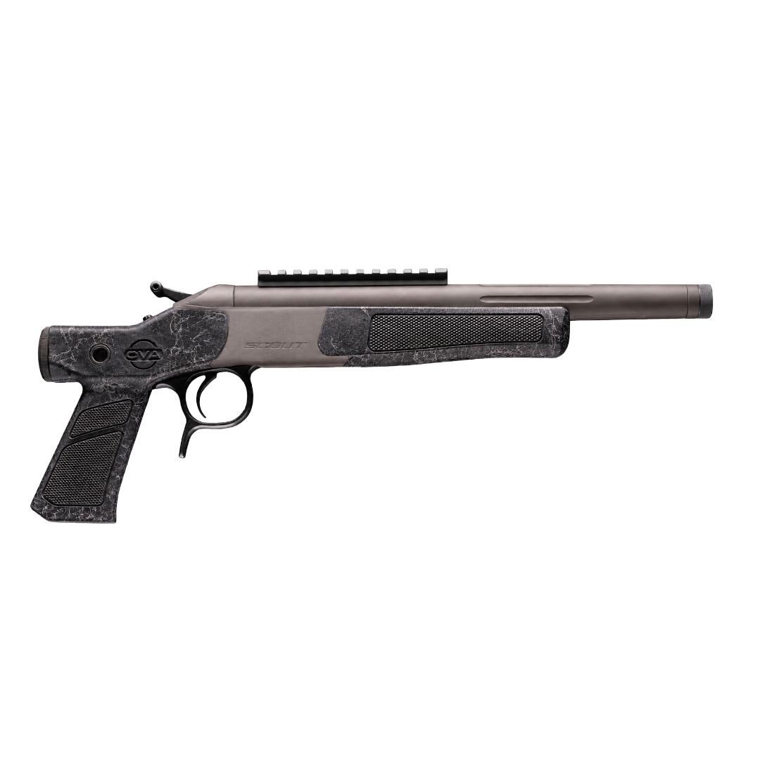 CVA Scout XP Pistol Scout XP Single Shot .243 Winchester Black Web Cerakote Pistol