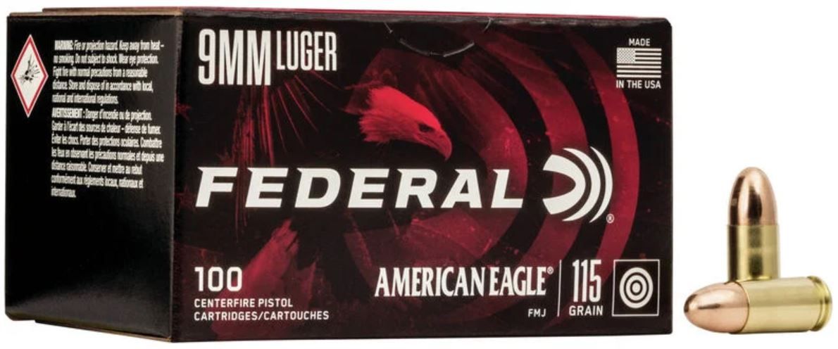Federal Premium American Eagle Full Metal Jacket 9mm